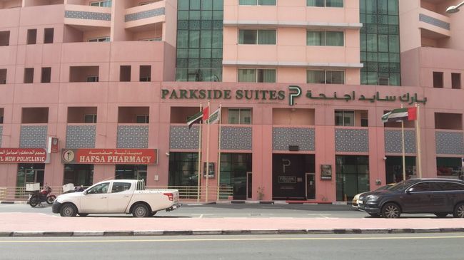 Parkside Hotel Apartment Dubái Exterior foto